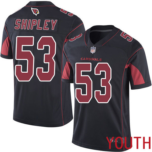 Arizona Cardinals Limited Black Youth A.Q. Shipley Jersey NFL Football 53 Rush Vapor Untouchable